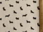 Preview: Canvas | Dackel | creme, schwarz, braun
