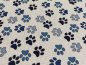 Preview: Canvas | Pfoten | blau