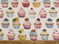 Preview: Canvas | Cupcake | offwhite, mehrfarbig