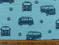 Preview: Schwere Baumwolle Stoff VW Bulli Nr 4327