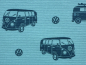 Preview: Schwere Baumwolle Stoff VW Bulli Nr 4327