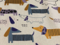 Preview: Canvas | Dackel | offwhite, mehrfarbig