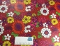 Preview: Beschichtete Baumwolle Blumen Rot Bunt Nr 1760