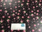 Preview: Beschichtete Baumwolle Blumen Schwarz Bunt Nr 1847