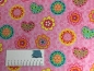 Preview: Baumwoll-Stoff Blumen Rosa Bunt Nr 166