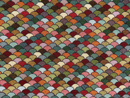 Gobelinstoff Schuppen Bunt Nr 4809