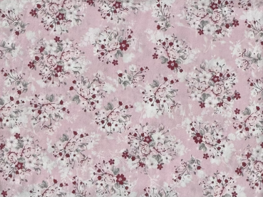Baumwoll-Stoff "Mathilda's Welt" Rosa Nr 4862