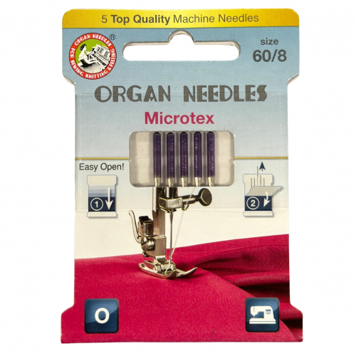 Organ Needles | Microtex 60/8 | Nähmaschinennadeln