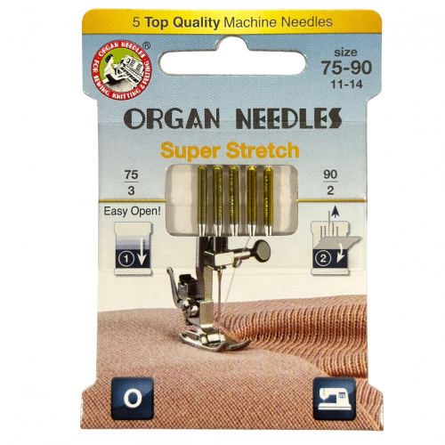 Organ Needles | Super Stretch 75/11 - 90/14 | Nähmaschinennadeln