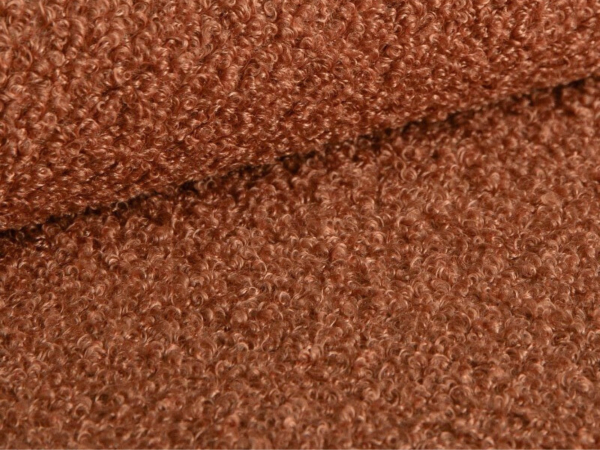 Bouclé Uni Hellterrakotta