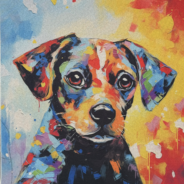Dekostoff Gobelin Panel Hund - Panel 34