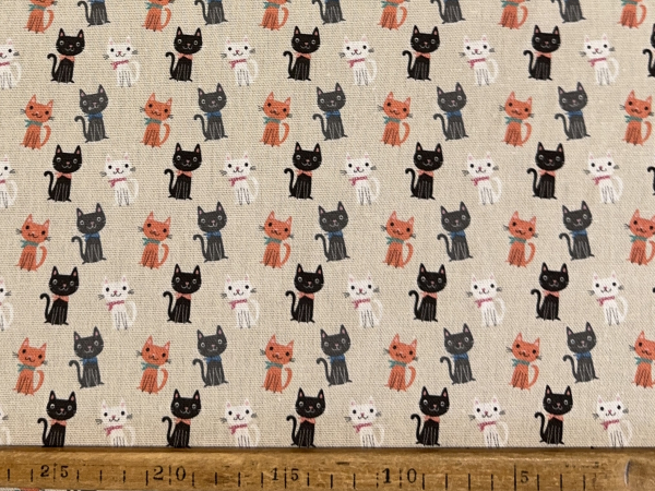 Canvas | glückliche Katzen | natur, mehrfarbig