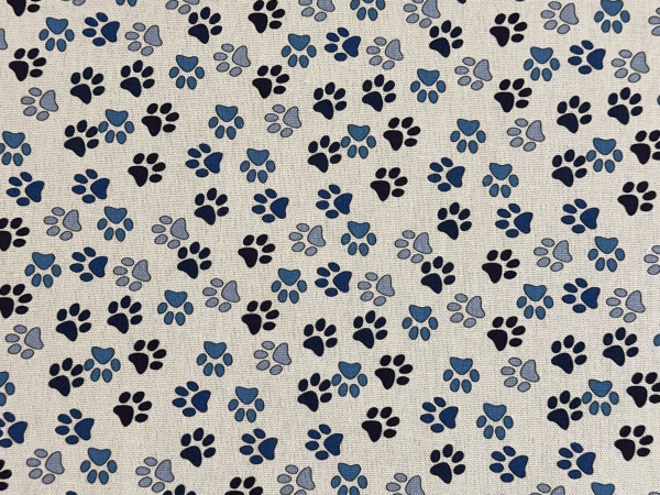 Canvas | Pfoten | blau