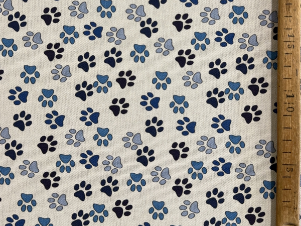 Canvas | Pfoten | blau