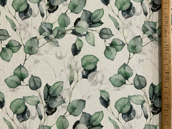 Canvas | Eukalyptus | offwhite, grün