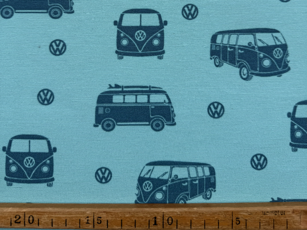 Schwere Baumwolle Stoff VW Bulli Nr 4327