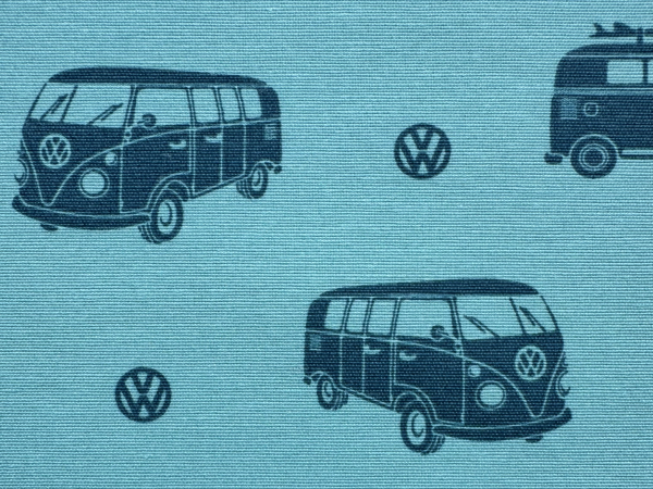 Schwere Baumwolle Stoff VW Bulli Nr 4327