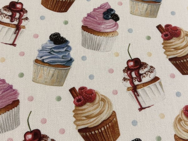 Canvas | Cupcake Konfetti | offwhite, mehrfarbig