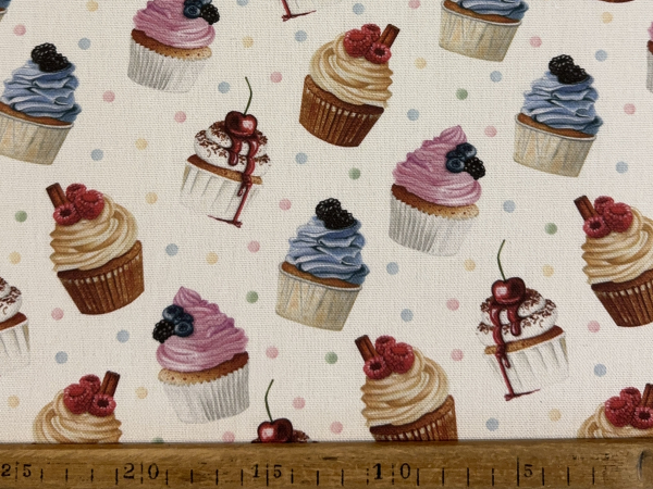 Canvas | Cupcake Konfetti | offwhite, mehrfarbig