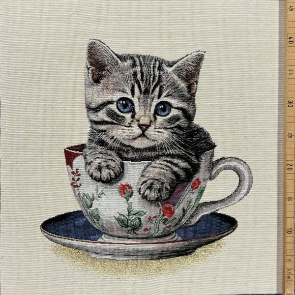 Dekostoff Gobelin Panel Katze - Panel 54