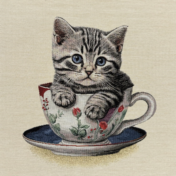 Dekostoff Gobelin Panel Katze - Panel 54