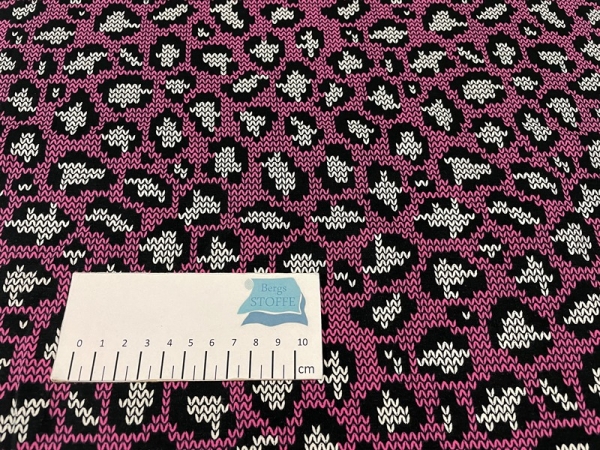 Jersey Baumwoll-Stoff Retro Lila Bunt Nr 3852