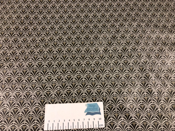 Beschichtete Baumwolle Retro Braun Bunt Nr 3211