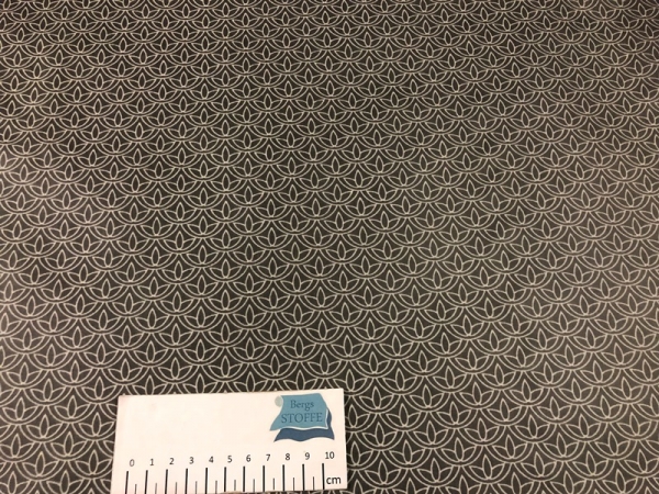 Beschichtete Baumwolle Muster Grau Bunt Nr 3233