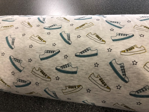 Alpenfleece Kuschelsweat Sneaker Creme Bunt Nr 103