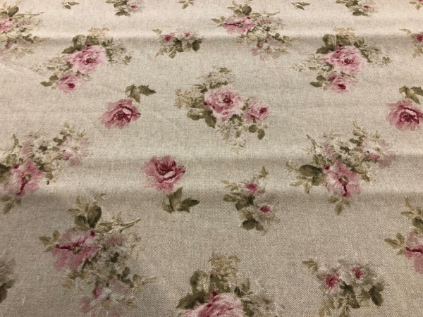 Schwere Baumwolle Stoff Blume Bunt Nr 4343