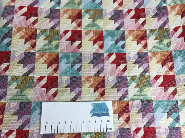 Gobelinstoff Retro Bunt Nr 3132
