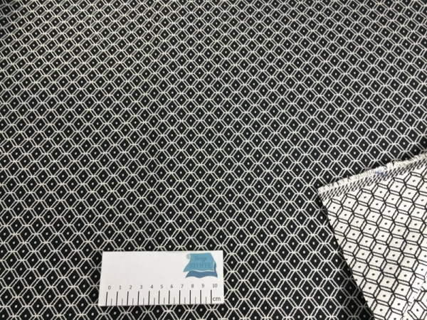Gobelinstoff Schwarz Bunt Nr 3139