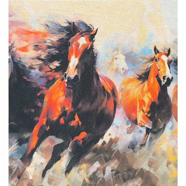 Dekostoff Gobelin Panel Pferd - Panel 45
