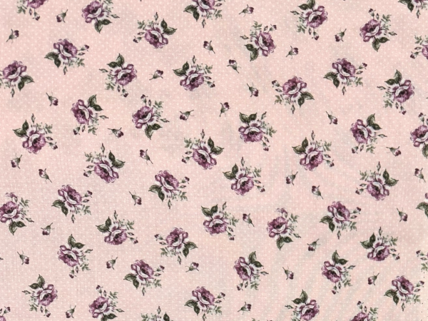 Baumwoll-Stoff "Mathilda's Welt" Rosa Nr 4851
