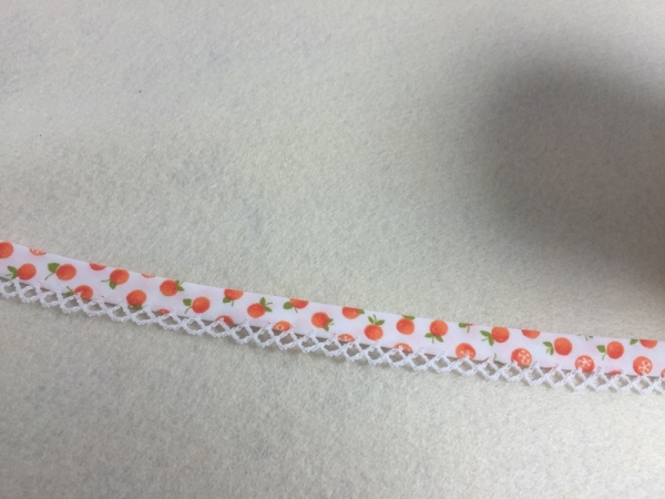 BW Schrägband mit Häckelborde Bunt Nr 47
