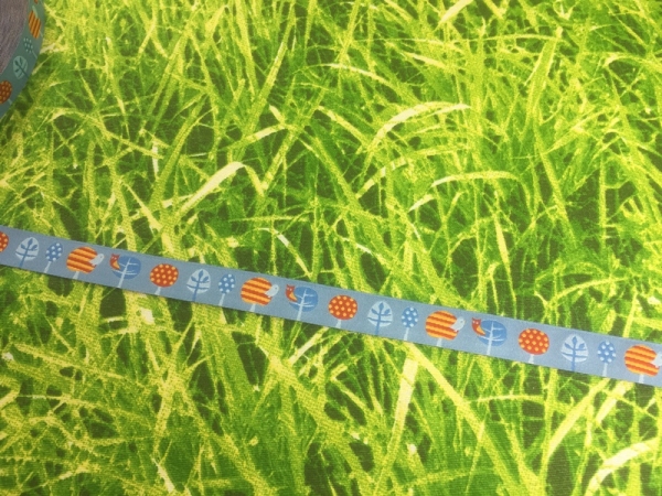 Blaubeerstern Webband Bunt Nr 104