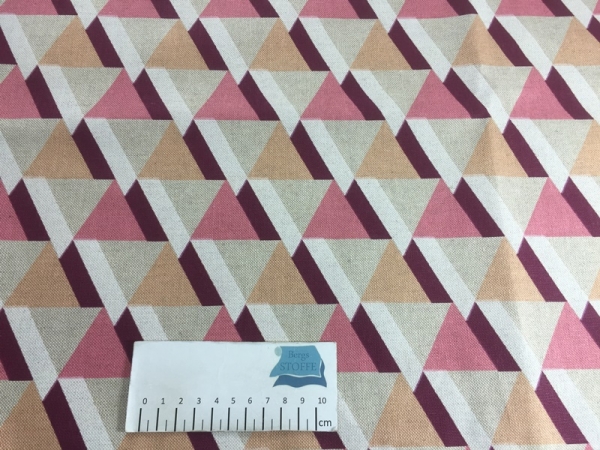 Schwere Baumwolle Stoff Retro Bunt Nr 2727
