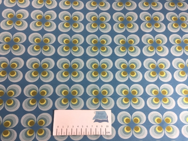 Jersey Baumwoll-Stoff Stenzo Retro Bunt Nr 1767