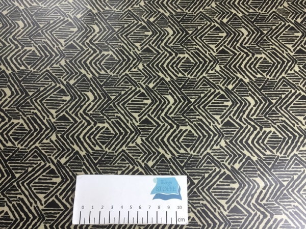 Beschichtete Baumwolle Braun Beige Nr 2234