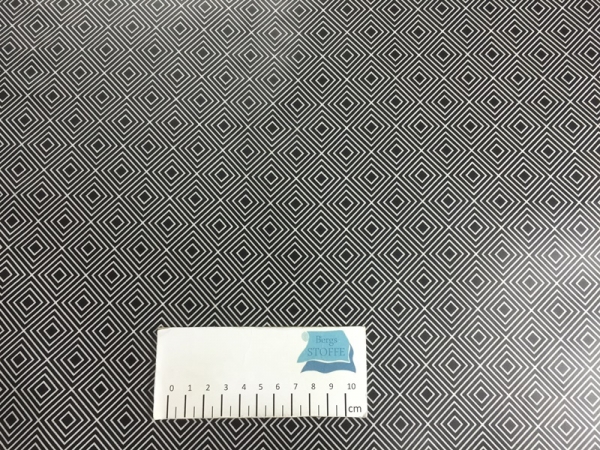 Beschichtete Baumwolle Retro Schwarz Bunt Nr 2368