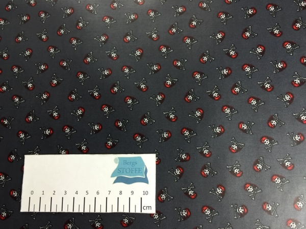 Beschichtete Baumwolle Grau Bunt Nr 580