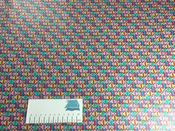 Beschichtete Baumwolle Bunt Nr 1248