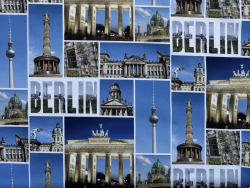 Baumwolle | Berlin, Sehenswürdigkeiten | blau bunt