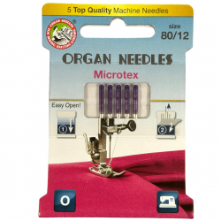 Organ Needles | Microtex 80/12 | Nähmaschinennadeln