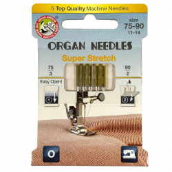 Organ Needles | Super Stretch 75/11 - 90/14 | Nähmaschinennadeln